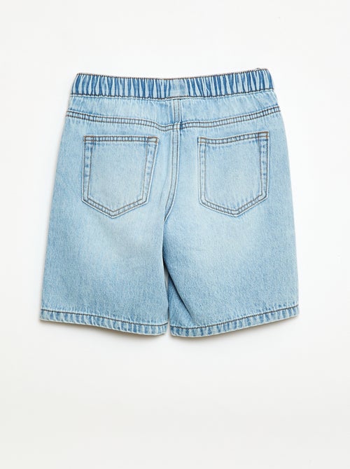 Elastische jeansshort - Kiabi
