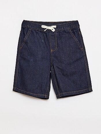 Elastische jeansshort