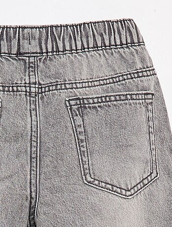 Elastische jeansshort