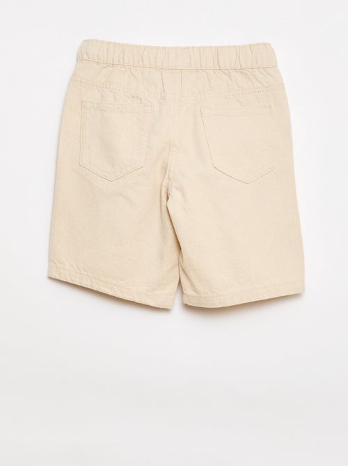 Elastische jeansshort - Kiabi