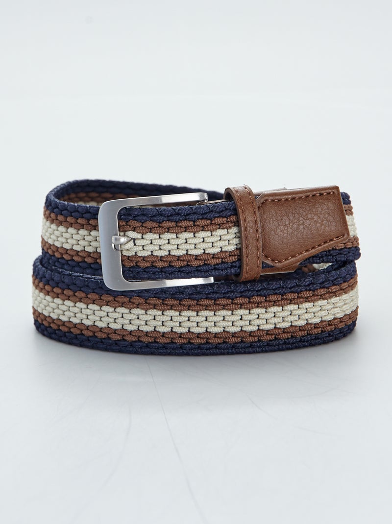Elastische riem BLAUW - Kiabi