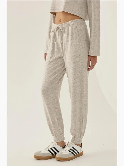 Elastische taille gebreide joggingbroek hiccup - Kiabi