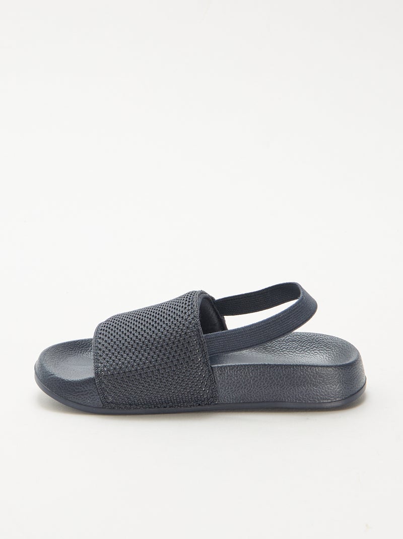 Elastische zwembadslippers Blauw - Kiabi