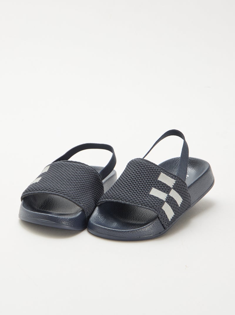 Elastische zwembadslippers Blauw - Kiabi