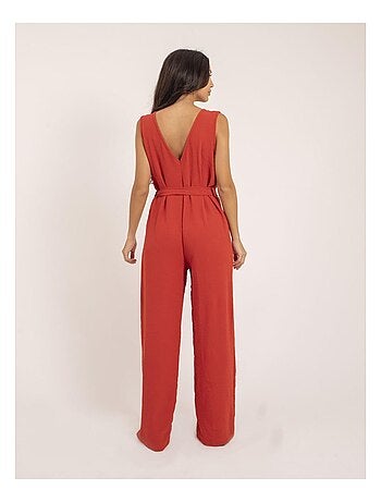 Elea jumpsuit met broek en riem