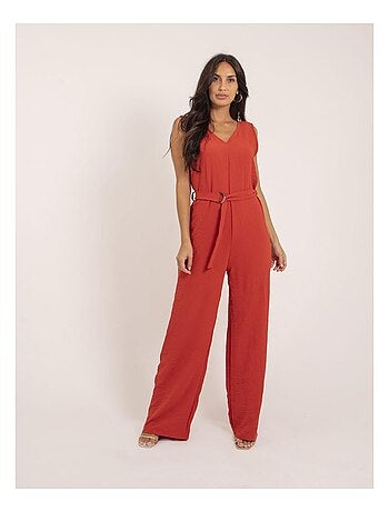 Elea jumpsuit met broek en riem