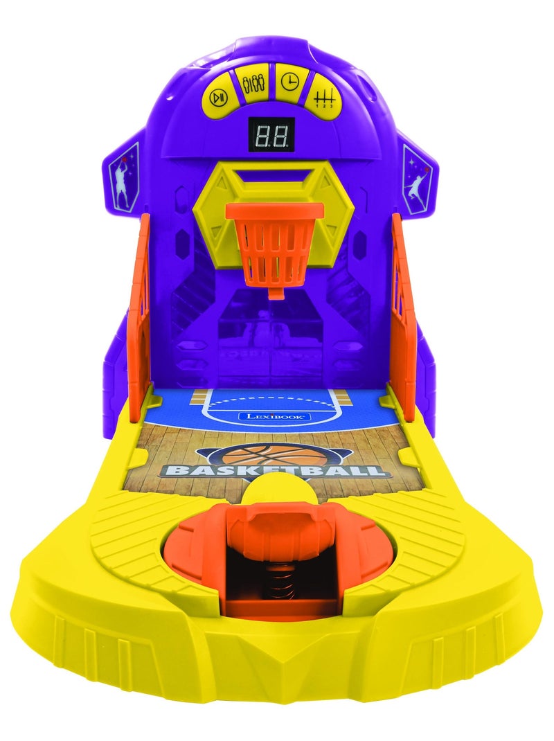 Electronic basketball game met verlichting en geluid Paars - Kiabi