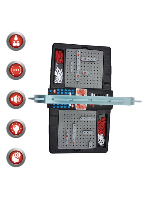 Electronic talking sea battle met verlichting – 1 tot 2 spelers (fr/de/it/nl) - Kiabi Electronic talking sea battle met verlichting – 1 tot 2 spelers (fr/de/it/nl) - Kiabi