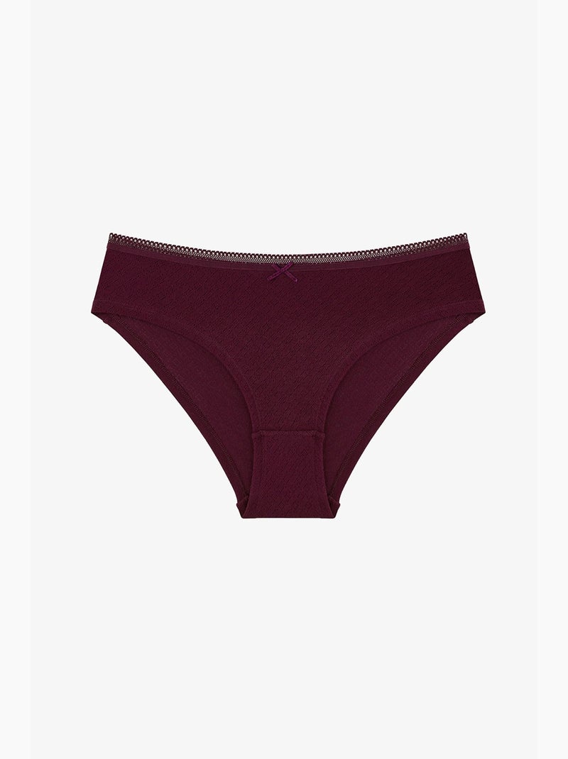 Elegance pointel hipster slip penti Blauw Rood Grijs - Kiabi