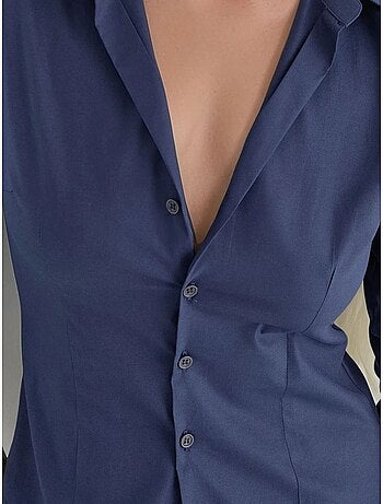 Elegant overhemd met lange mouwen en knoopsluiting hiccup