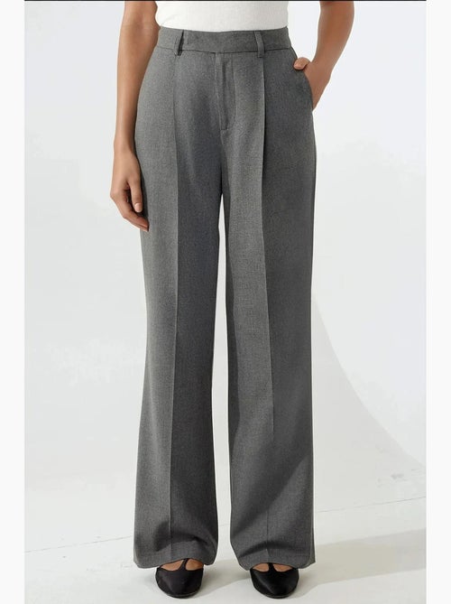 Elegante broek met rechte pijpen hiccup - Kiabi Elegante broek met rechte pijpen hiccup - Kiabi