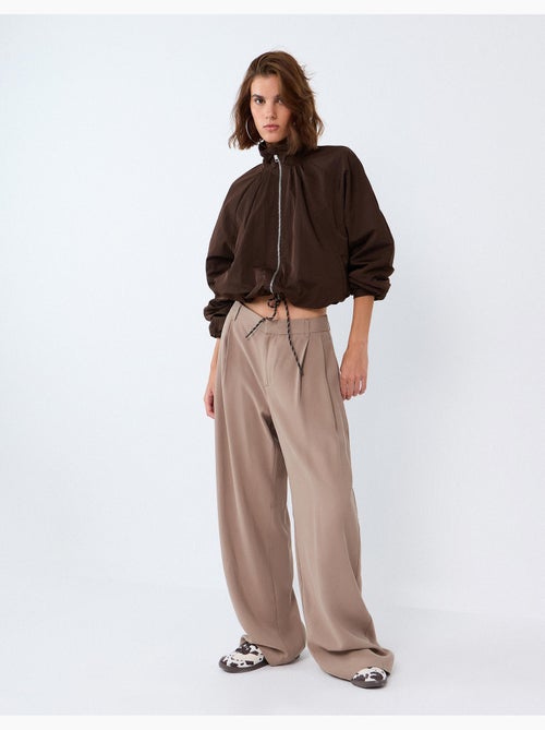 Elegante geplooide broek, mo fashion - Kiabi