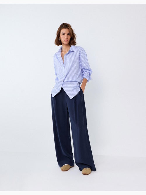 Elegante geplooide broek, mo fashion - Kiabi