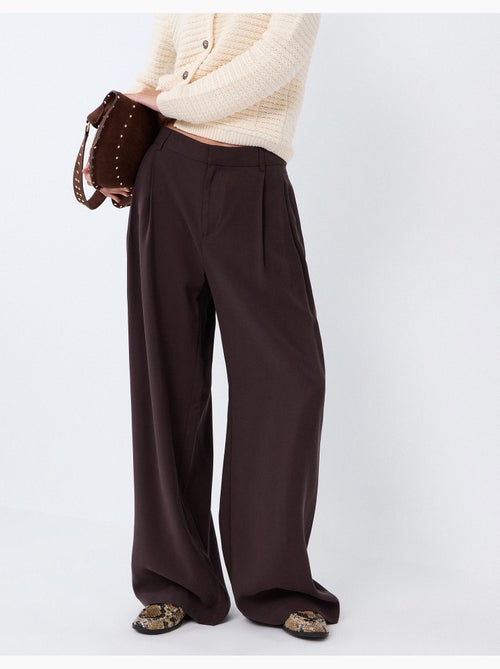 Elegante geplooide broek, mo fashion - Kiabi
