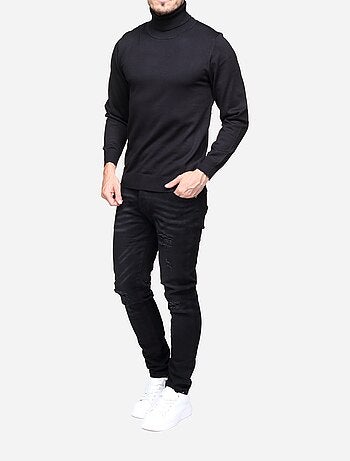 Elegante trui met col - Frilivin