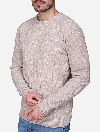Elegante trui met gedraaide steken - Kenzarro