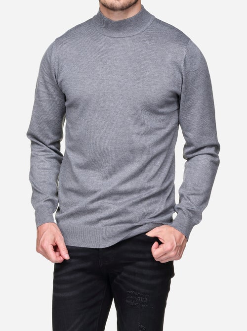 Elegante trui met hoge kraag en lange mouwen - Frilivin - Kiabi Elegante trui met hoge kraag en lange mouwen - Frilivin - Kiabi