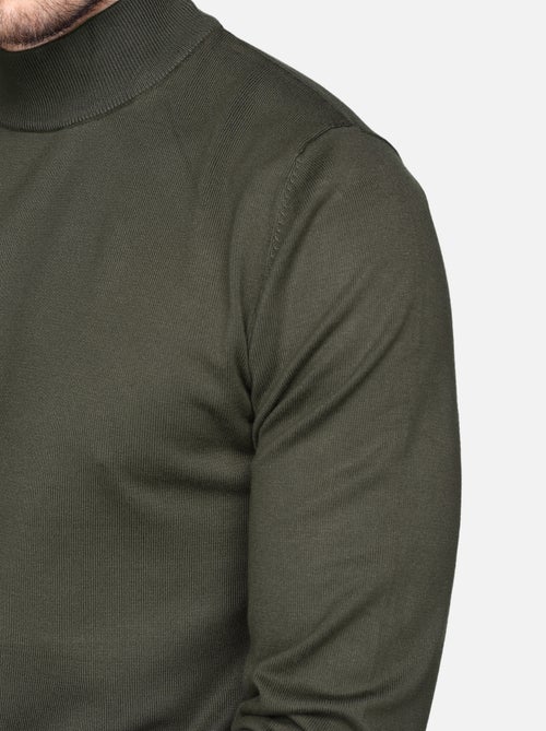 Elegante trui met hoge kraag en lange mouwen - Frilivin - Kiabi Elegante trui met hoge kraag en lange mouwen - Frilivin - Kiabi