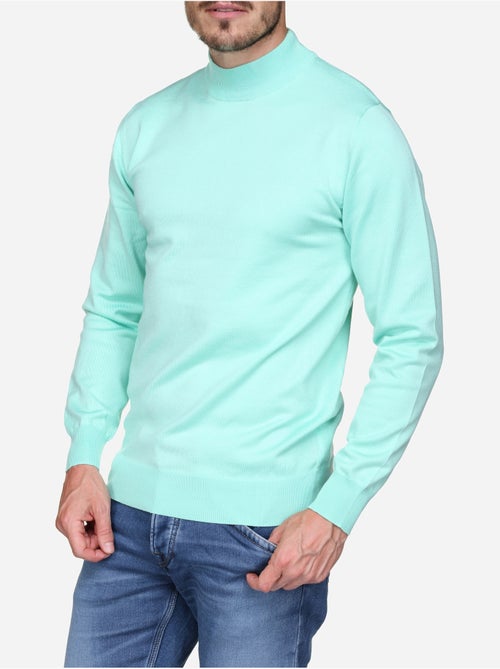 Elegante trui met hoge kraag en lange mouwen - Frilivin - Kiabi Elegante trui met hoge kraag en lange mouwen - Frilivin - Kiabi