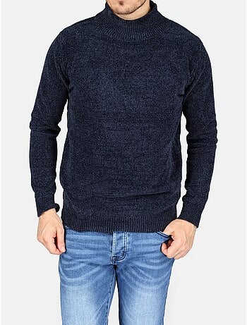 Elegante trui met opstaande kraag - Kenzarro