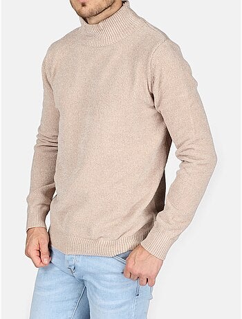 Elegante trui met opstaande kraag - Kenzarro