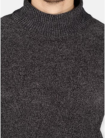 Elegante trui met opstaande kraag - Kenzarro