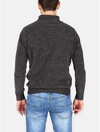 Elegante trui met opstaande kraag - Kenzarro
