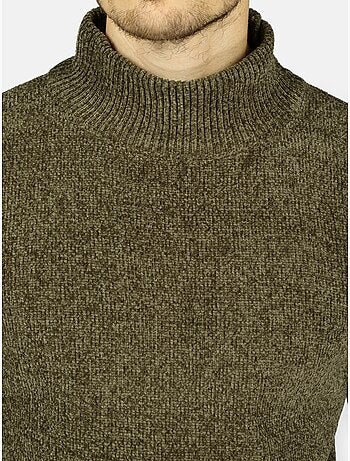 Elegante trui met opstaande kraag - Kenzarro
