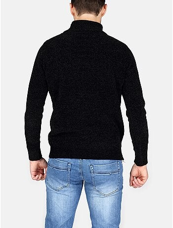Elegante trui met opstaande kraag - Kenzarro