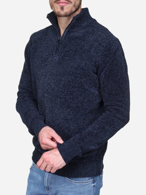 Elegante trui met opstaande kraag en ritssluiting - Kenzarro - Kiabi Elegante trui met opstaande kraag en ritssluiting - Kenzarro - Kiabi