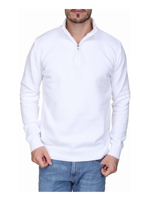 Elegante trui met opstaande kraag en ritssluiting - Kenzarro - Kiabi Elegante trui met opstaande kraag en ritssluiting - Kenzarro - Kiabi