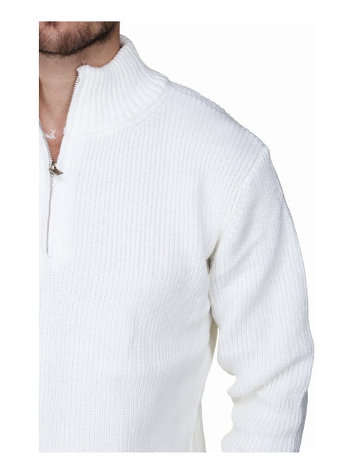 Elegante trui met opstaande kraag en ritssluiting - Kenzarro - Kiabi Elegante trui met opstaande kraag en ritssluiting - Kenzarro - Kiabi