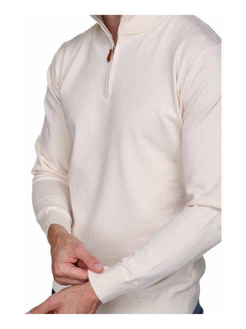 Elegante trui met opstaande kraag en ritssluiting - Yves Enzo - Kiabi Elegante trui met opstaande kraag en ritssluiting - Yves Enzo - Kiabi
