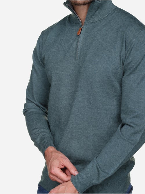 Elegante trui met opstaande kraag en ritssluiting - Yves Enzo - Kiabi Elegante trui met opstaande kraag en ritssluiting - Yves Enzo - Kiabi