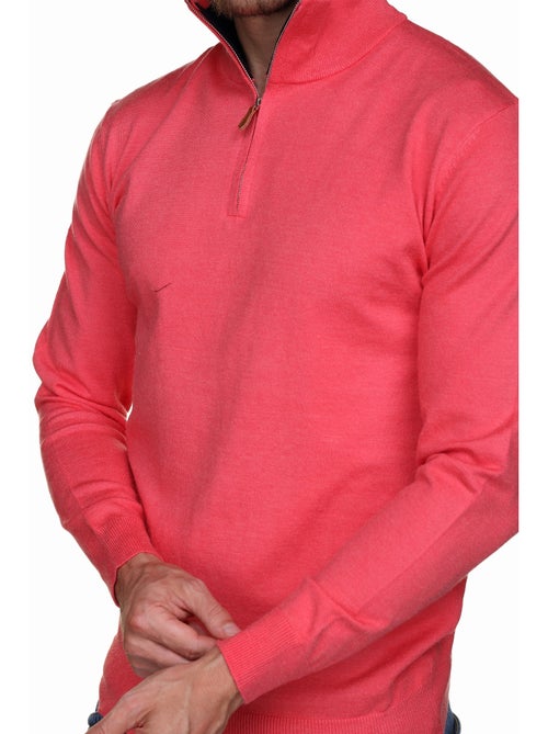 Elegante trui met opstaande kraag en ritssluiting - Yves Enzo - Kiabi Elegante trui met opstaande kraag en ritssluiting - Yves Enzo - Kiabi