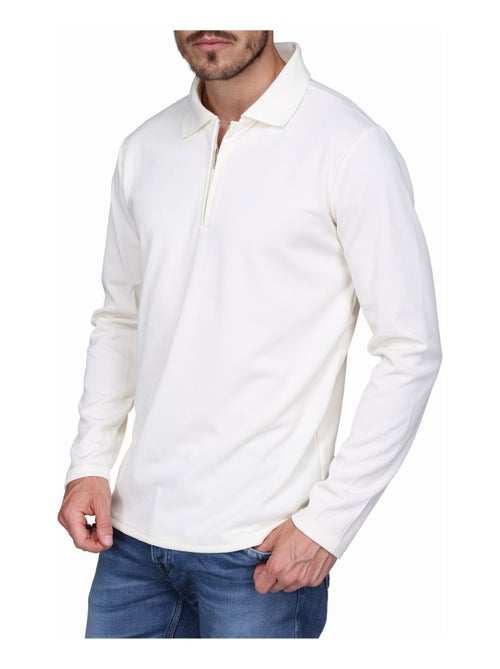 Elegante trui met polo-kraag en ritssluiting - Frilivin - Kiabi Elegante trui met polo-kraag en ritssluiting - Frilivin - Kiabi