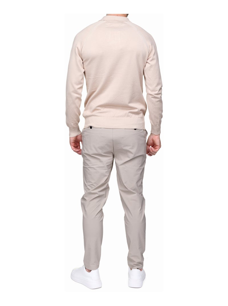 Elegante trui met polokraag - Frilivin Crème - Kiabi