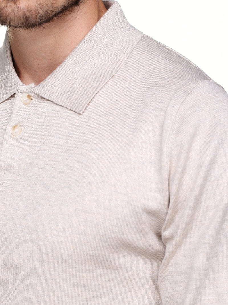 Elegante trui met polokraag - Frilivin Crème - Kiabi