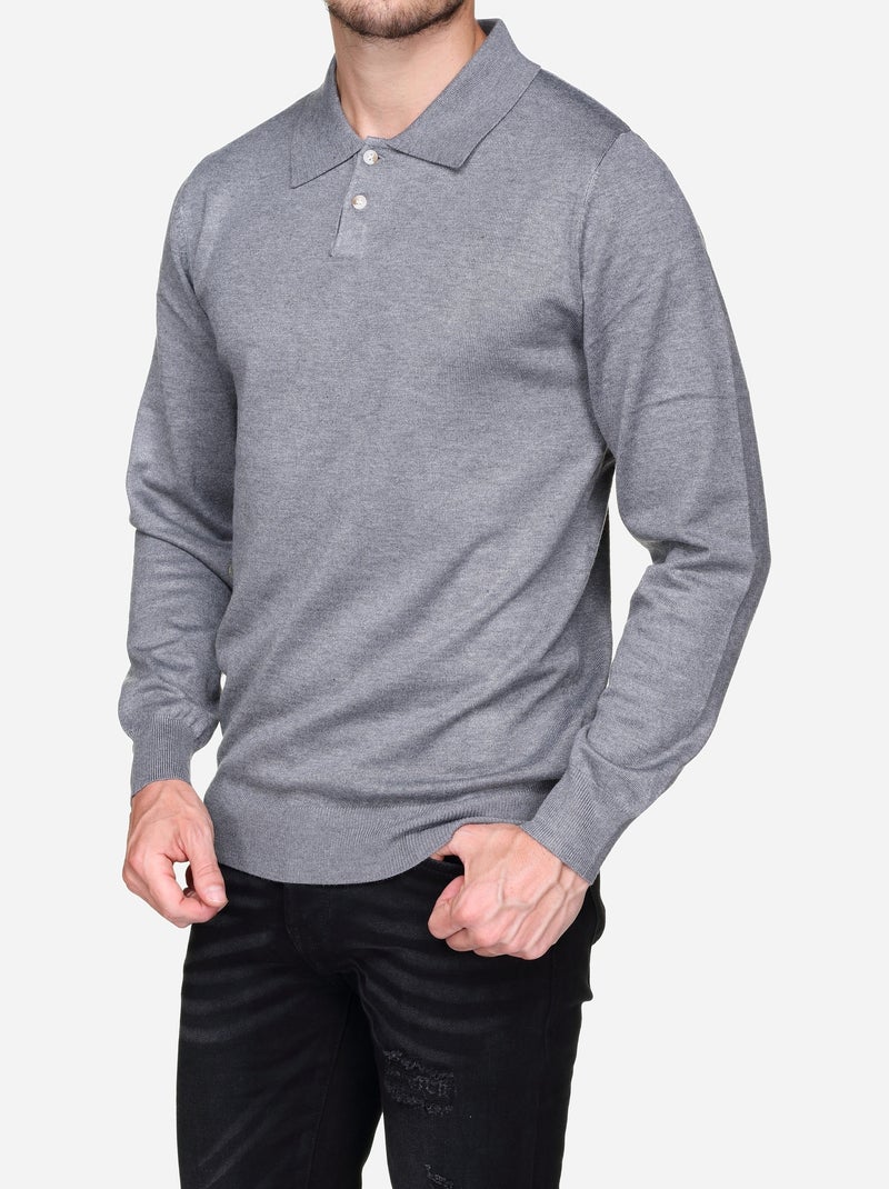 Elegante trui met polokraag - Frilivin Grijs - Kiabi