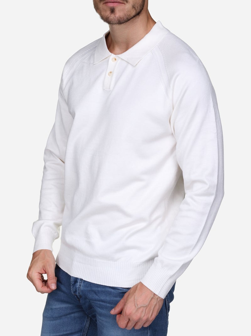 Elegante trui met polokraag - Frilivin Wit - Kiabi