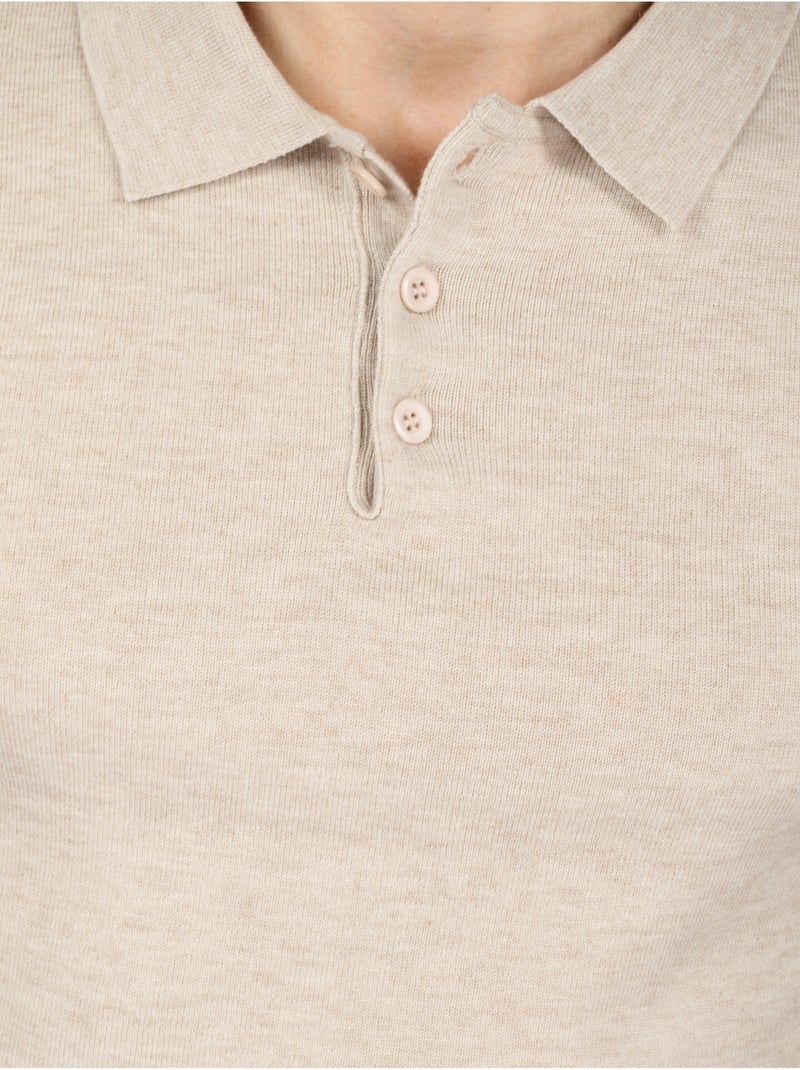 Elegante trui met polokraag - Kenzarro Crème - Kiabi