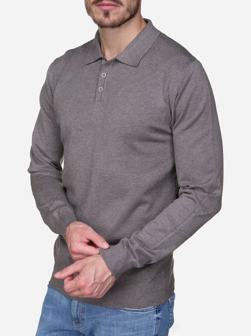 Elegante trui met polokraag - Kenzarro Grijs - Kiabi