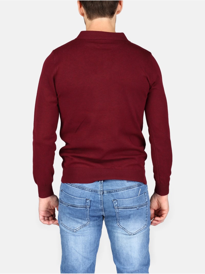 Elegante trui met polokraag - Kenzarro Rood - Kiabi