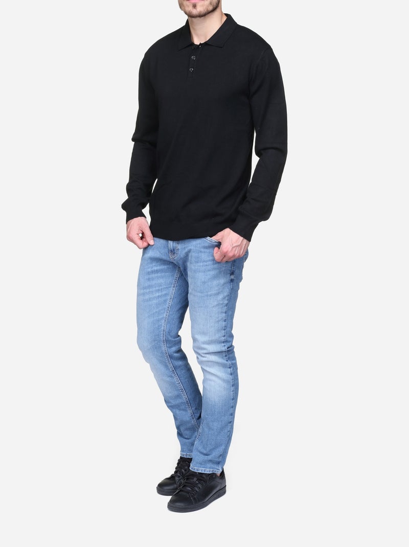 Elegante trui met polokraag - Kenzarro Zwart - Kiabi