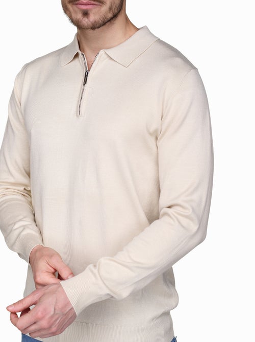 Elegante trui met polokraag en ritssluiting - Frilivin - Kiabi Elegante trui met polokraag en ritssluiting - Frilivin - Kiabi