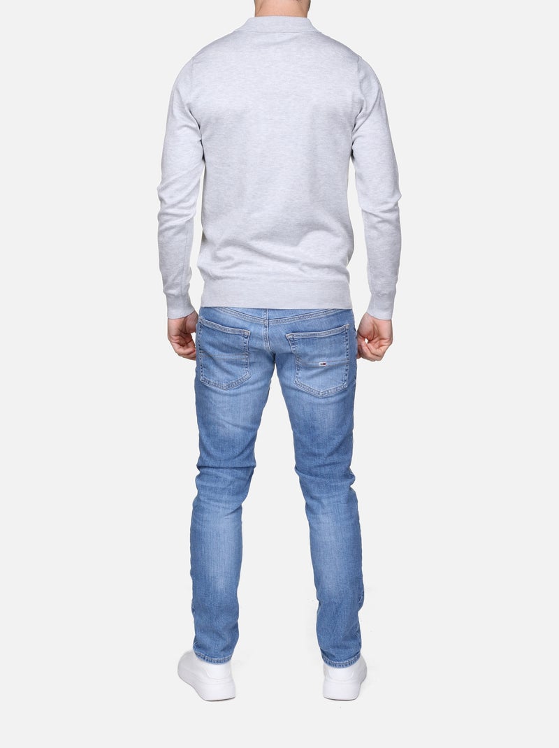 Elegante trui met polokraag en ritssluiting - Frilivin Grijs - Kiabi