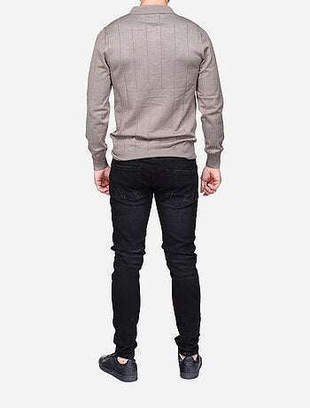 Elegante trui met polokraag en ritssluiting - Frilivin