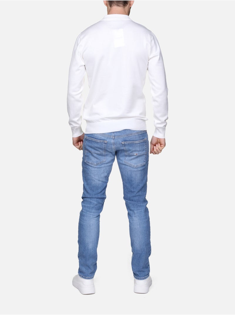 Elegante trui met polokraag en ritssluiting - Frilivin Wit - Kiabi
