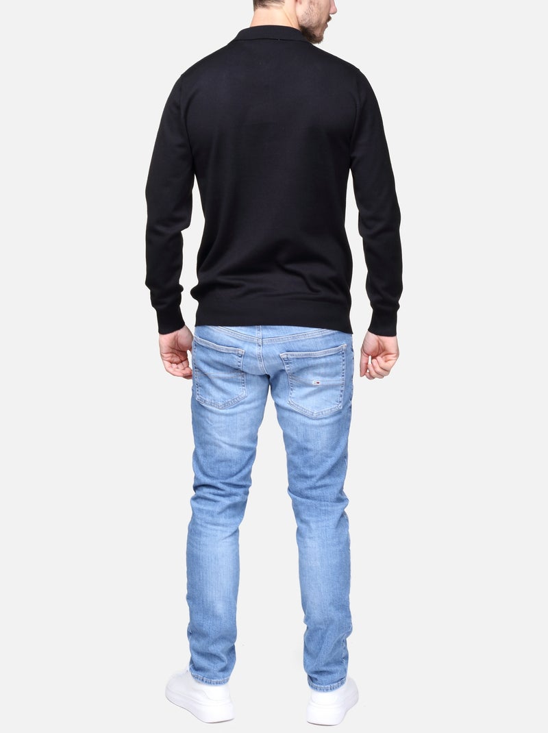 Elegante trui met polokraag en ritssluiting - Frilivin Zwart - Kiabi