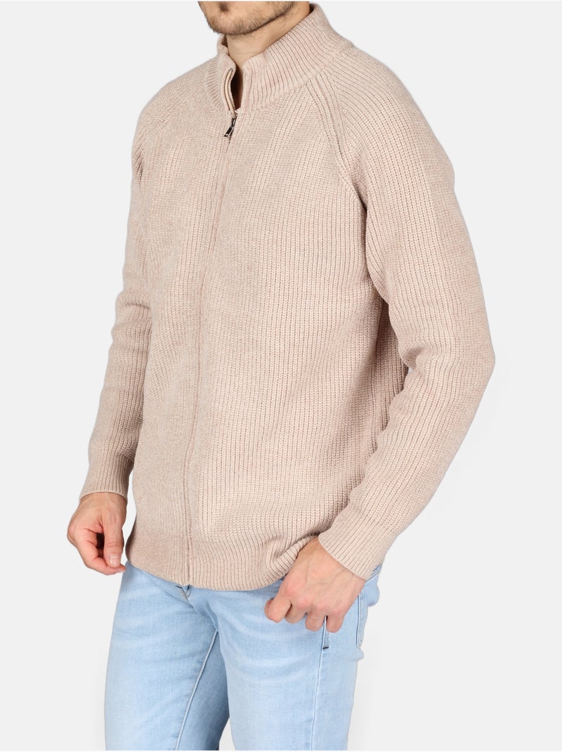 Elegante trui met rits - Kenzarro Crème - Kiabi